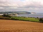 Découpe de côte aux environs de Ballycastle, Antrim, Irlande du Nord.