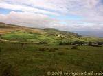 Campagne vue depuis la Torr road, Antrim, Irlande du Nord.