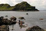 Fraiche baignade, Giants Causeway, Irlande du Nord.