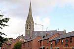 Clocher de St Eugene's Cathedral, Derry, Irlande du Nord.