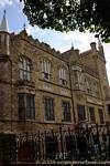 Immeuble de l'Apprentice Boys Memorial Hall, angle Magazine street upper et Society Street, Derry, Irlande du Nord.