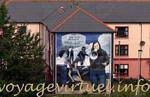 Peintures murales du bogside sur la Lecky Road, Derry, Irlande du Nord.