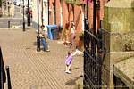 Vie quotidienne, image de rue, Derry, Irlande du Nord.