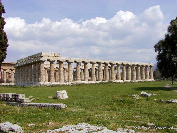 Temple d'Héra, dit la Basilique, Paestum - Italie