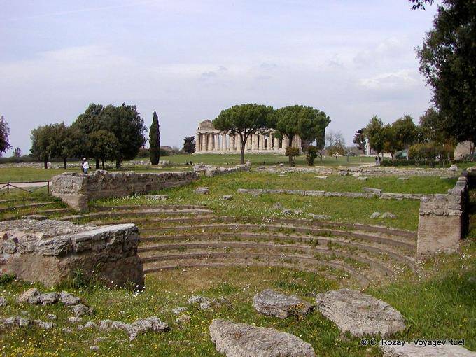 Amphithéâtre de Paestum - Italie