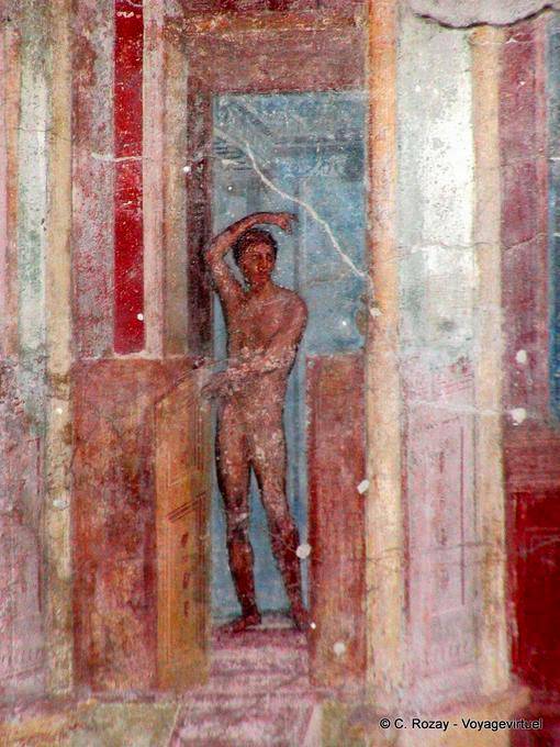 Fresque de Pompei, Italie
