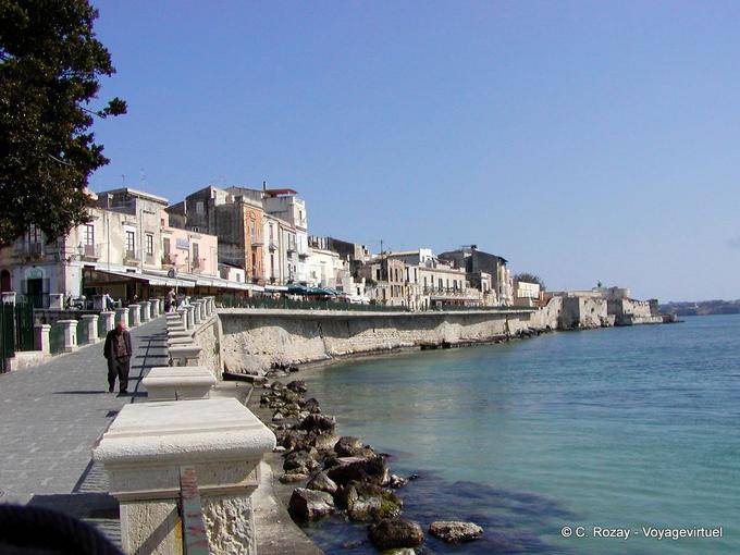 Front de mer Ortygie, Syracuse - Italie