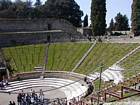 Le grand théâtre, Pompéi, Italie.