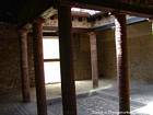 Atrium aux colonnes rouges, Pompéi, Italie.