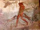 Cave canem, mosaique de la maison du Poète Tragique, Pompéi, Italie.