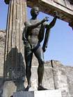Statue d'Apollon, Pompéi, Italie.