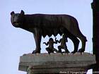 Romulus et Rémus allaités par la louve, Rome, Italie.