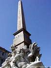 Fontaine des Quatre Rivières (Le Bernin), piazza Navona, Rome, Italie.
