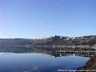 Lac de l'Albano, Rome, Italie.