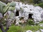 Nécropole préhistorique, Cava d'Ispica, Italie.
