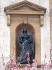 Vierge fleurie, Caltagirone, Sicile, Italie.