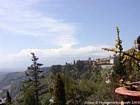 Paysage depuis Taormine, Italie.