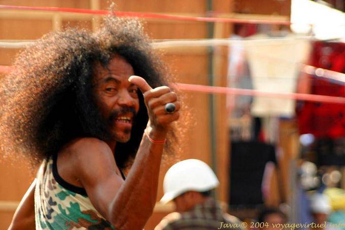 Rasta local, Banyuwangi, Java - Indonésie