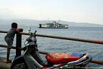 Le ferry pour la traversée entre Gilimanuk à Bali et Ketapang à Java, Indonésie.
