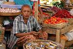 Les couleurs du marché local, Java, Indonésie.