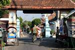 Un tuk-tuk à pédale, Banyuwangi, Java, Indonésie.