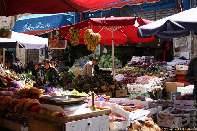 Marché de fruits et légumes, Amman - Jordanie