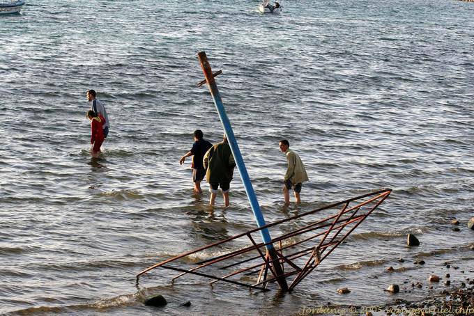 Trempette dans le golfe, Aqaba - Jordanie