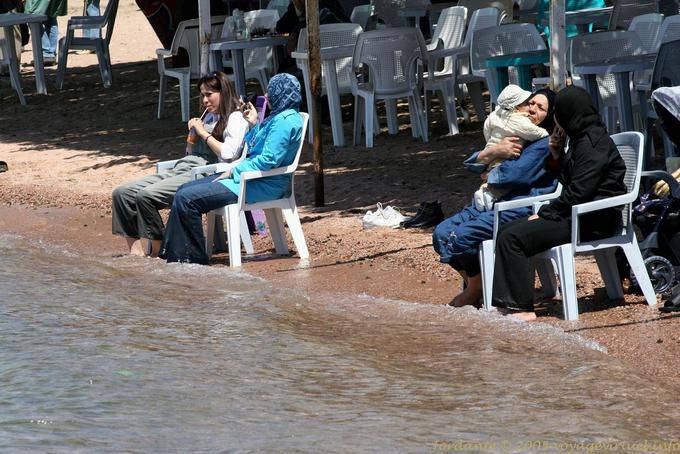 Les pieds dans l'eau, Aqaba - Jordanie