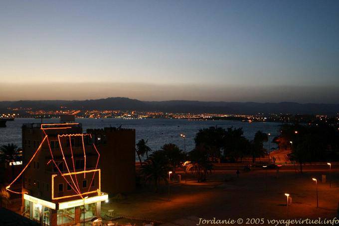 Eilat by night, Aqaba - Jordanie