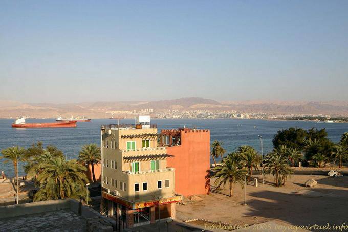 Maison dominant la baie d'Aqaba - Jordanie