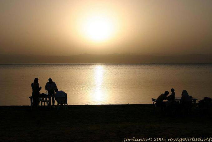Mer Morte Coucher de soleil, Dead Sea - Jordanie