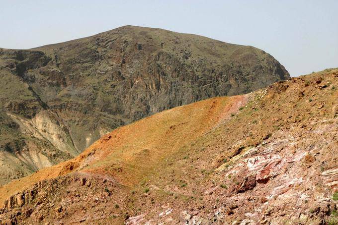 Nuances de couleurs dans la montagne, Ma'in - Jordanie