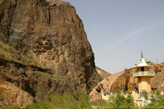 Minaret affleurant, Zarqa Ma'in - Jordanie
