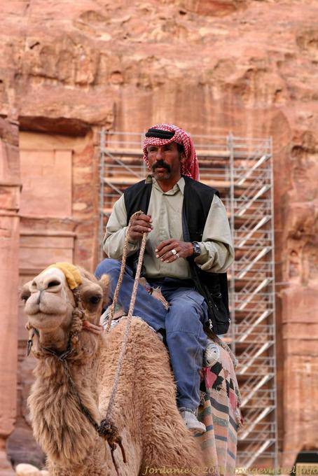 Portrait d'un Chamelier local, Khubta, Pétra - Jordanie