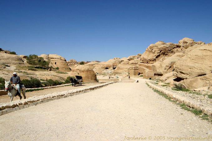 The Walk In, défilé du Sîq, Pétra - Jordanie