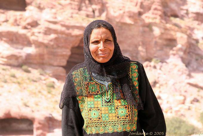 Portrait d'une descendante de Nabatéens, Pétra Ville Basse - Jordanie