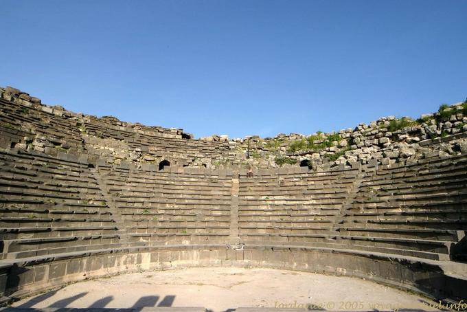 Théâtre ouest du site d'Umm Qais (Gadara) - Jordanie