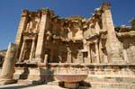 Le Nymphaeum, fontaine publique, Jerash, Jordanie.
