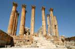 Le Temple romain d'Artemis, Jerash, Jordanie.