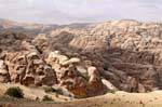 Paysage lunaire, Pétra Around, Jordanie.