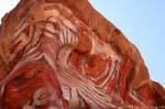 Fabuleuses couleurs de la falaise, Khubta, Pétra, Jordanie.