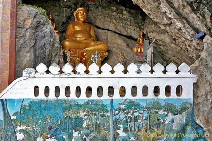 Grotte du bouddha, Phousi, Luang Prabang, Laos