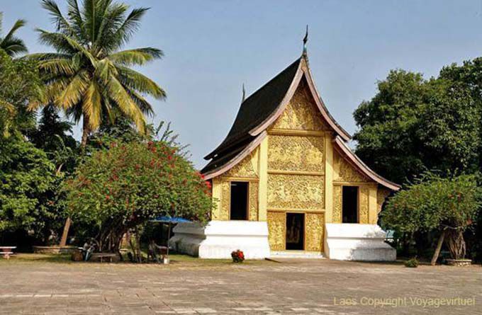 Wat Xieng Thong, Carriage House or Royal Funerary Chariot Hall, Laos