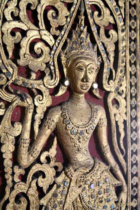 Danseuse ramayana, Wat Xieng Thong, Luang Prabang, Laos