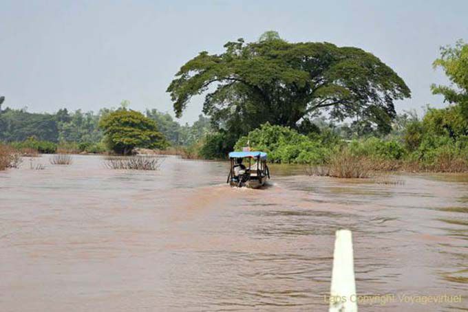 Le bateau ivre, Mékong, Laos Sud, Laos