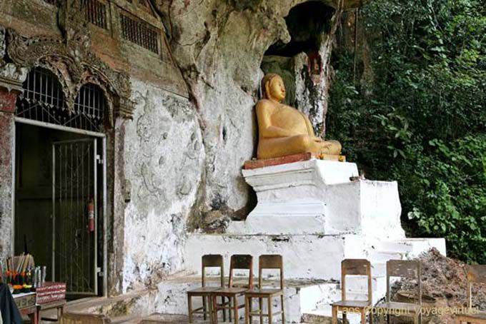 La seconde grotte, Tham Phum, Pak Ou, Laos
