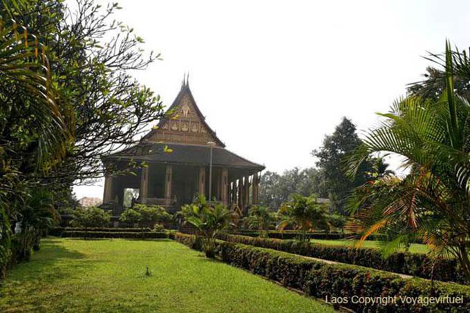 Vat Phra Kèo, façade arrière du sanctuaire, Vientiane, Laos