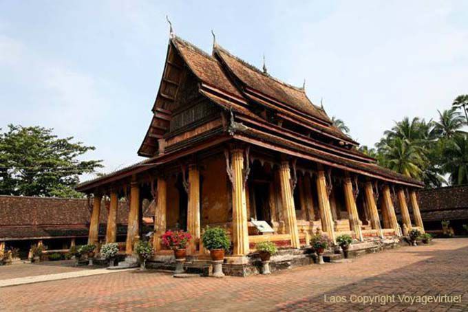 La Sim, hall d'ordination, Wat Sisaket, Vientiane, Laos