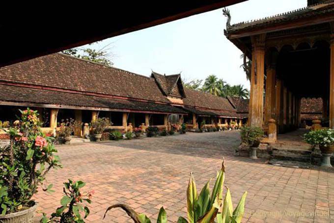 Intérieur du cloitre, Vat Sisakhet, Vientiane, Laos