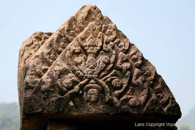 Usure du temps, Vat Phou, Laos